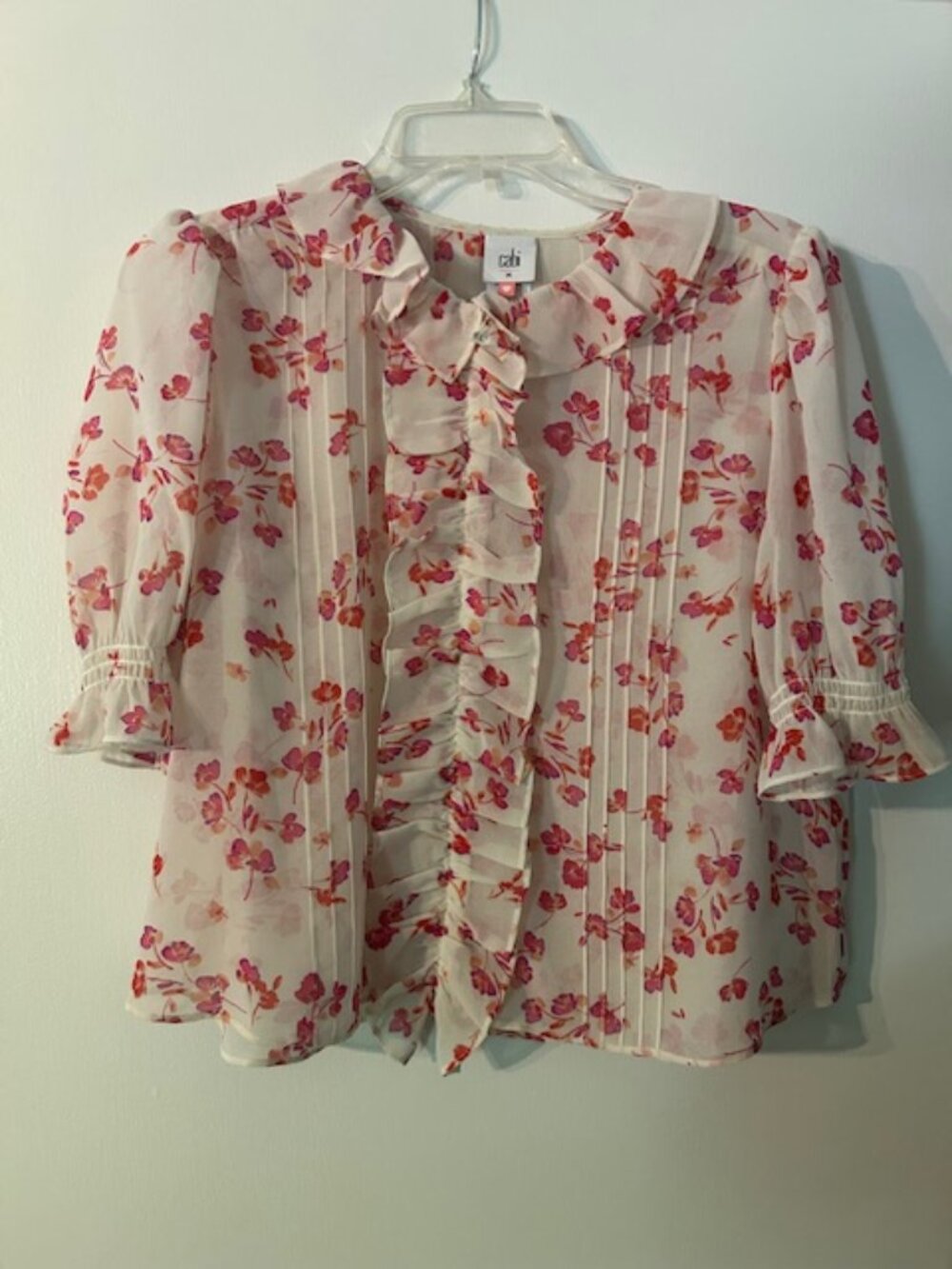 Cabi Printed Cherish Blouse M